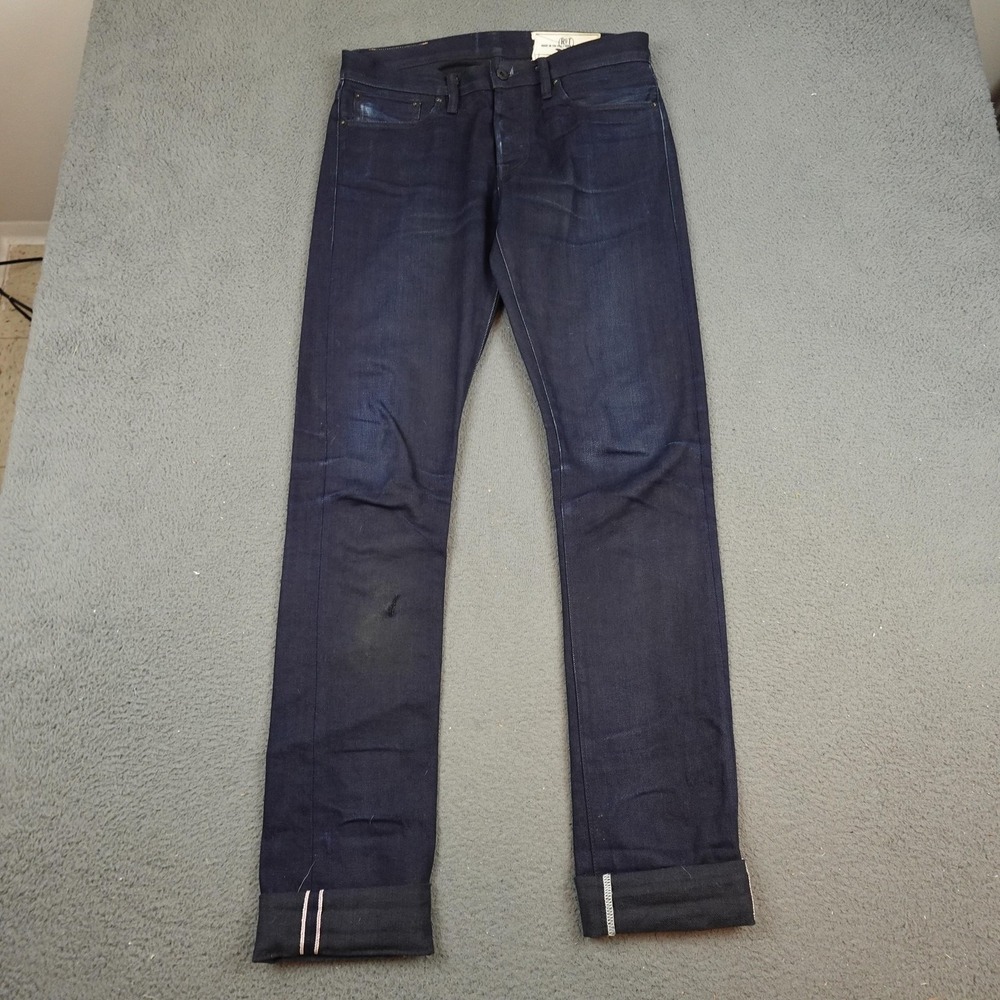 Rogue Territory SK Jeans Mens 29 Dark Indigo Japanese Selvedge Denim Made USA